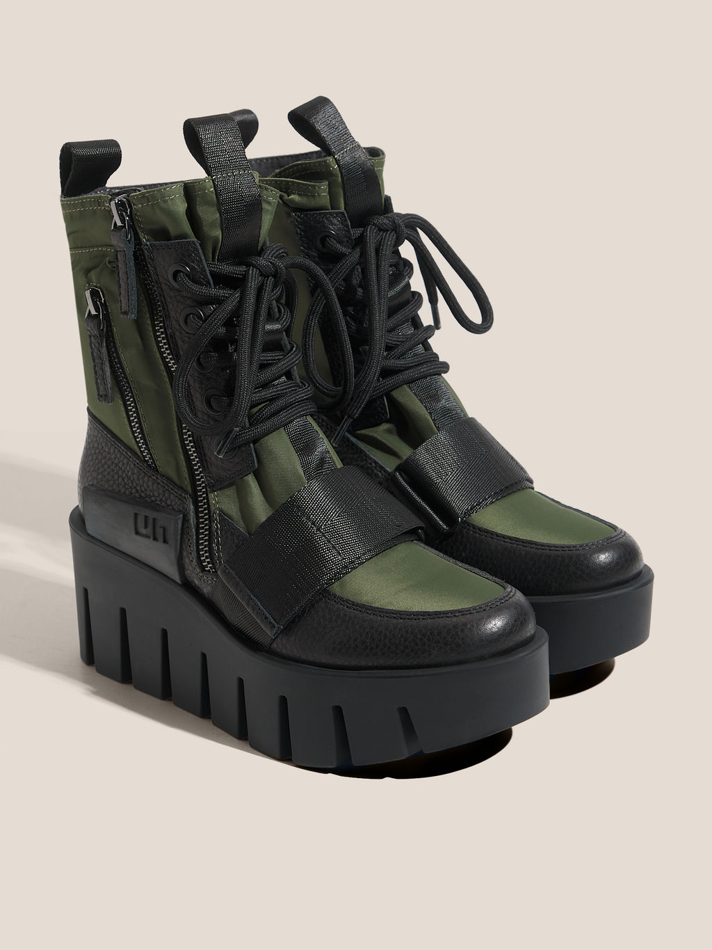 Ботильоны UNITED NUDE Grip Combat Lo Артикул 4637266, хаки