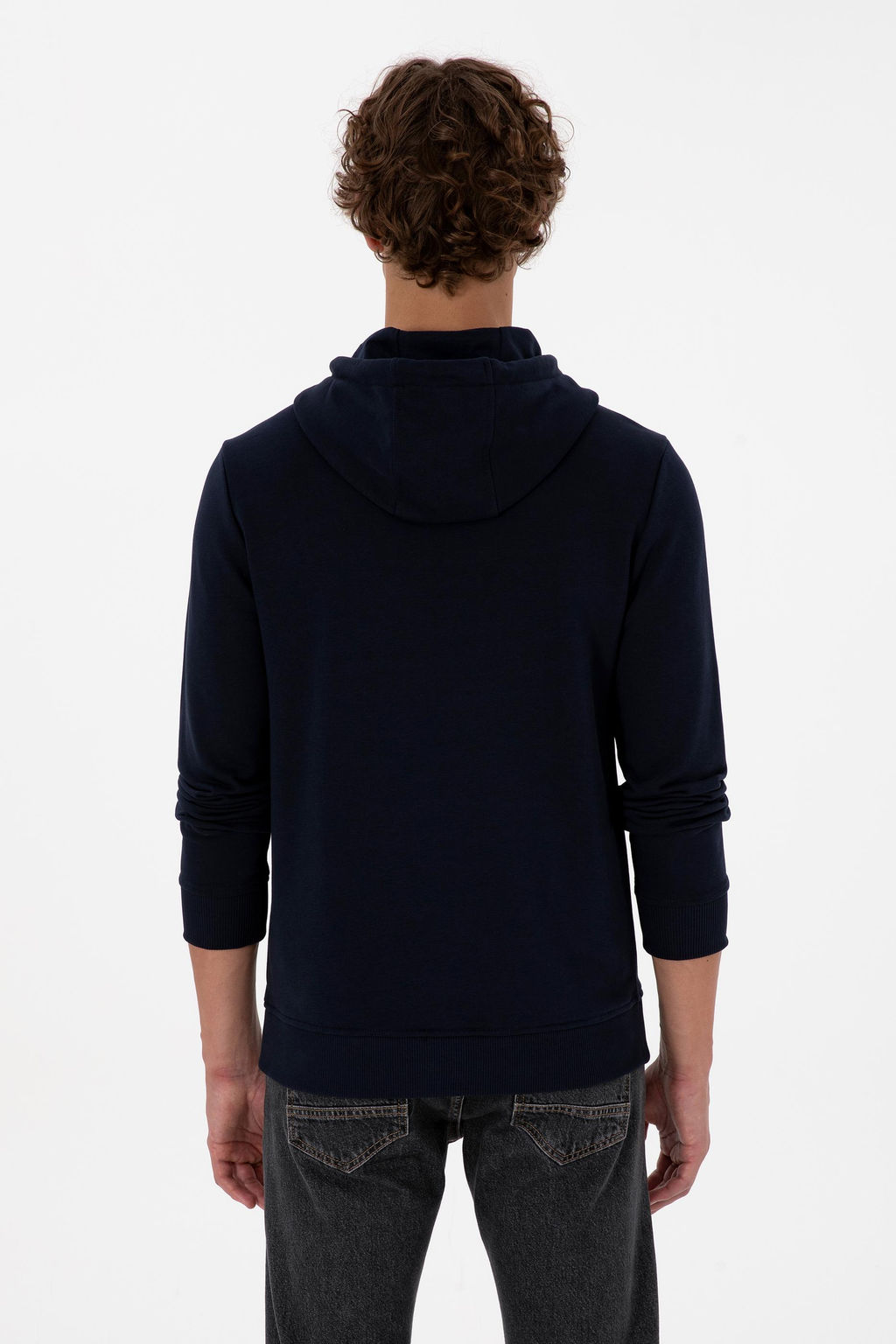 Erkek Lacivert Basic Sweatshirt Sepette S_rpriz _ndirim - U.s. polo assn фото 5