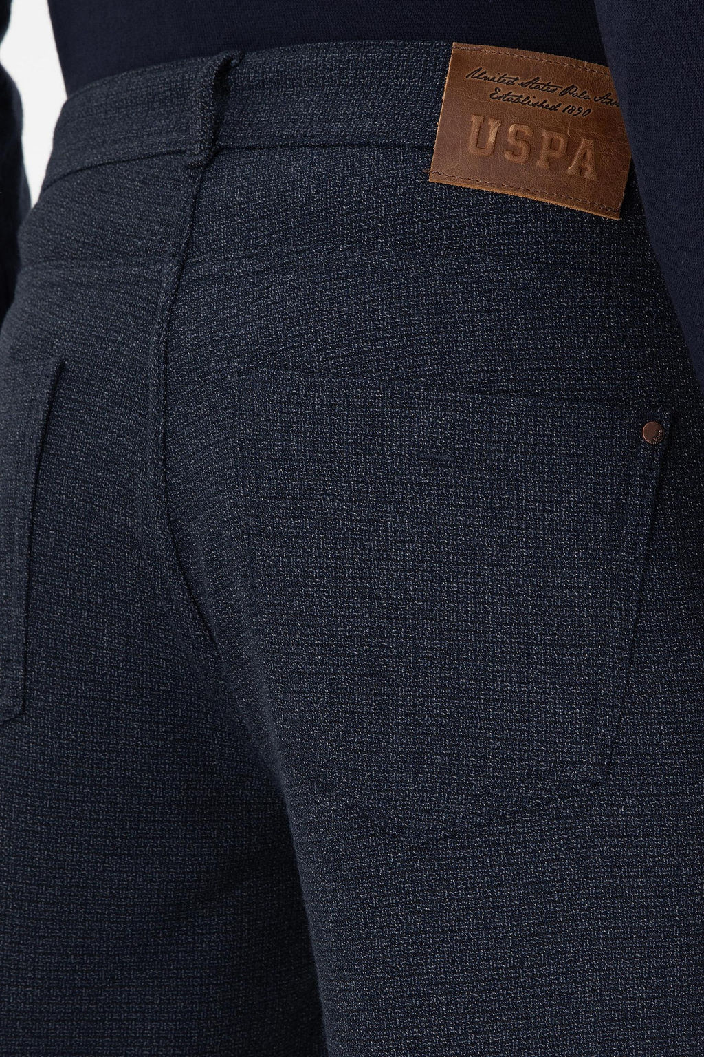 Мужские темно-синие брюки из плотной ткани Неожиданная скидка в корзине - U.s. polo assn фото 6