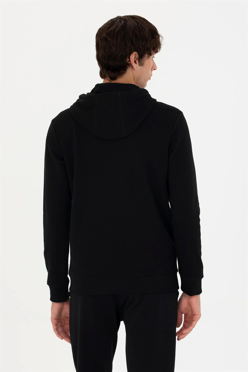 Свитшот мужской U. S. Polo Assn черный из хлопка - U.s. polo assn фото 5