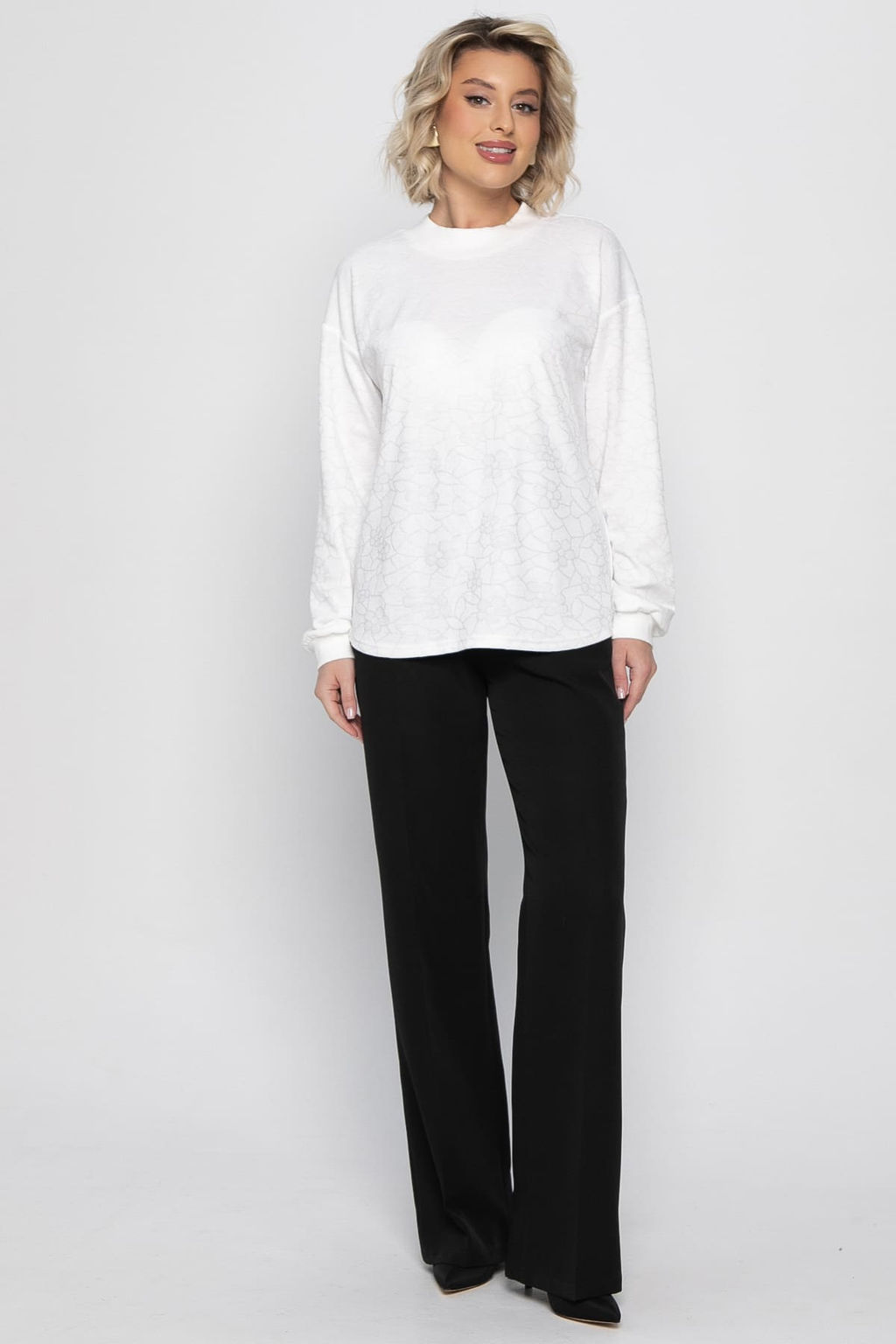 Джемпер Безмятежность (белый) Б14934-3М