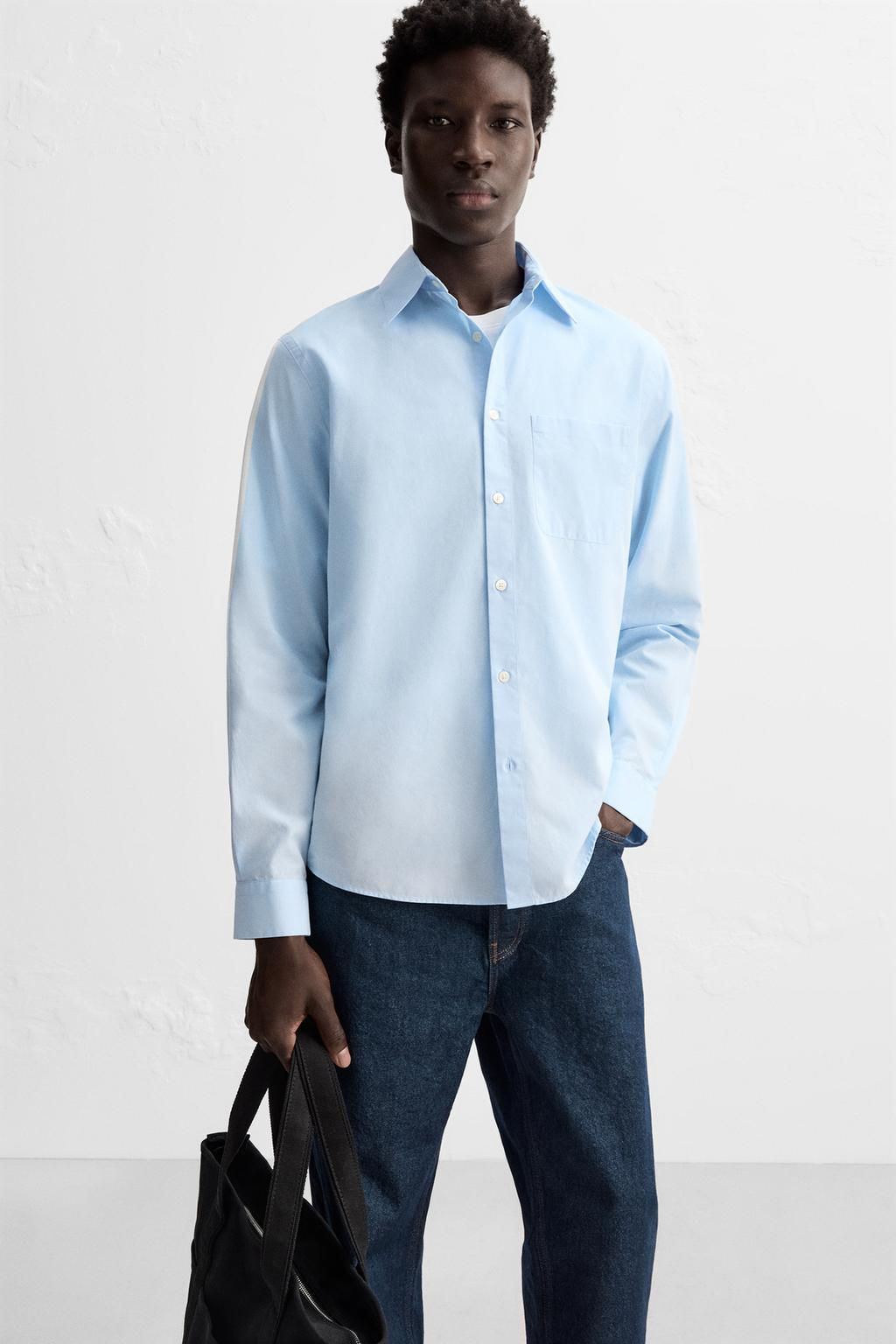 COTTON POPLIN SHIRT - Zara фото 6