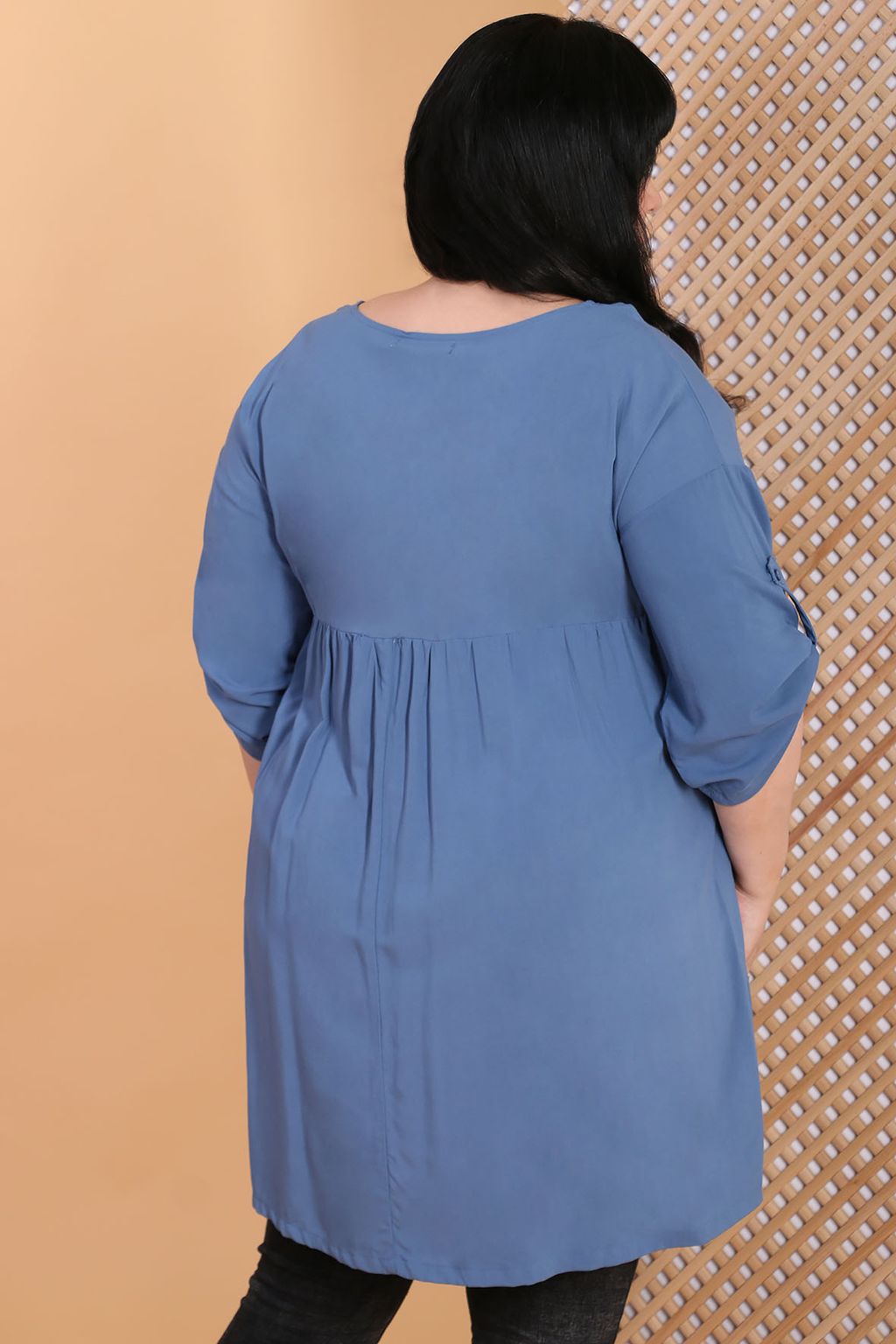 Туника женская синяя