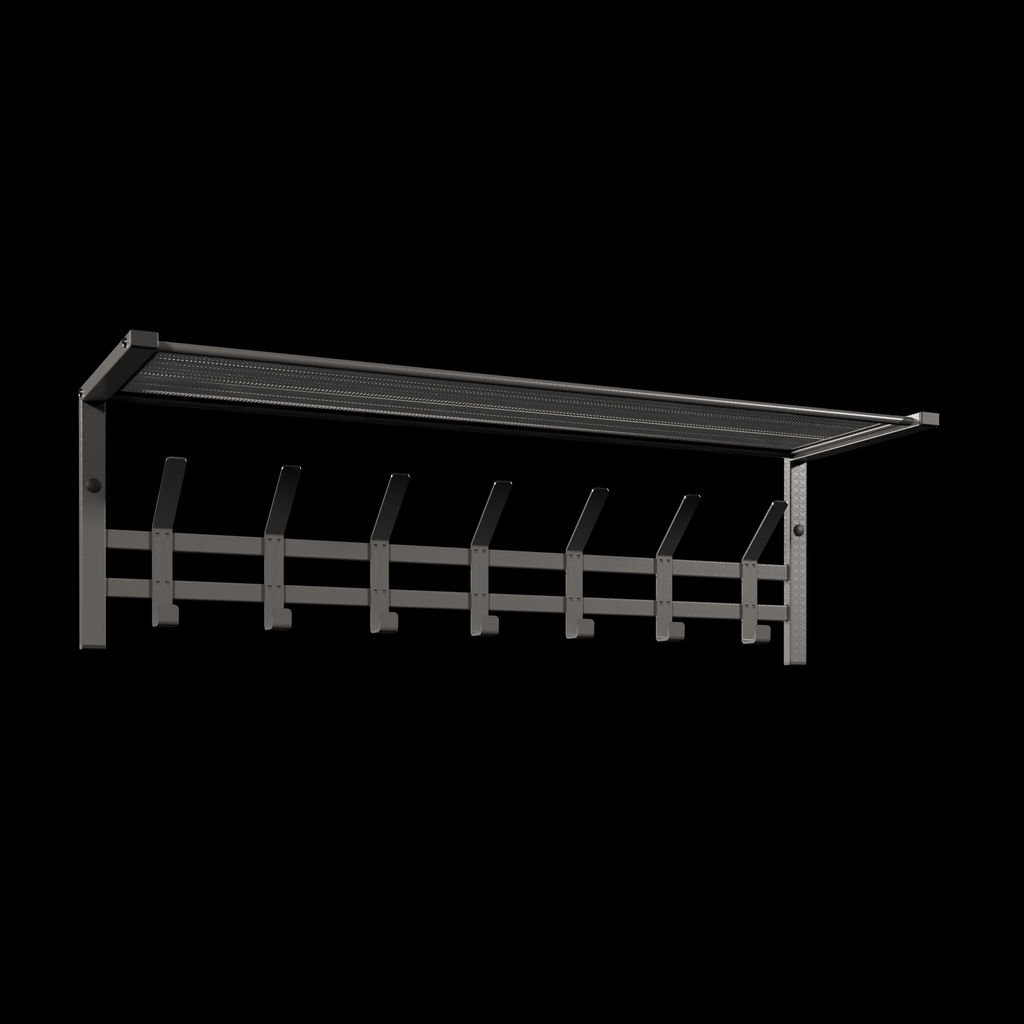 Вешалка с полкой "Торонто 31" hanger with shelf (Графит)