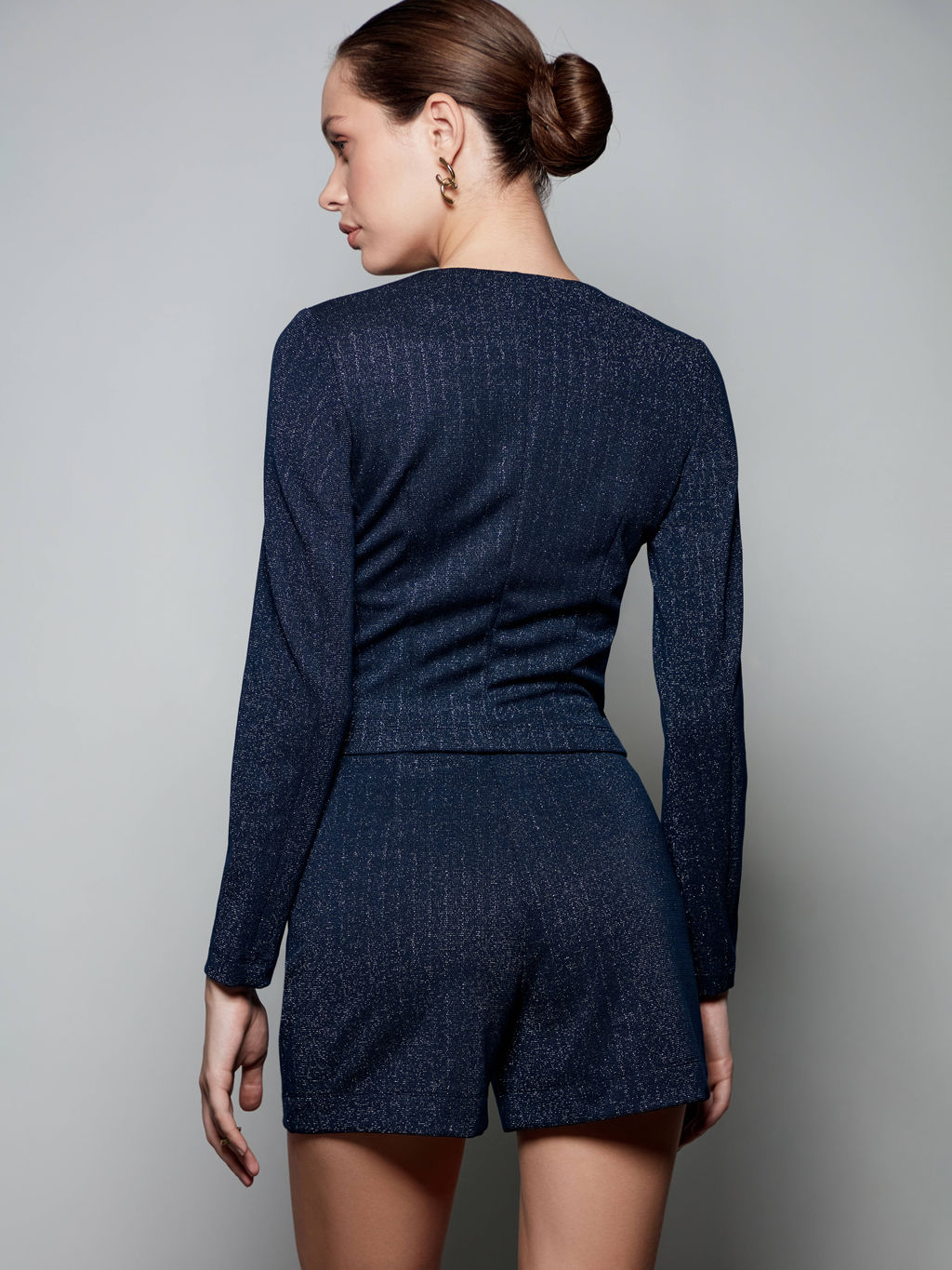 CONTE LJ 2426 Жакет женский dark blue-silver