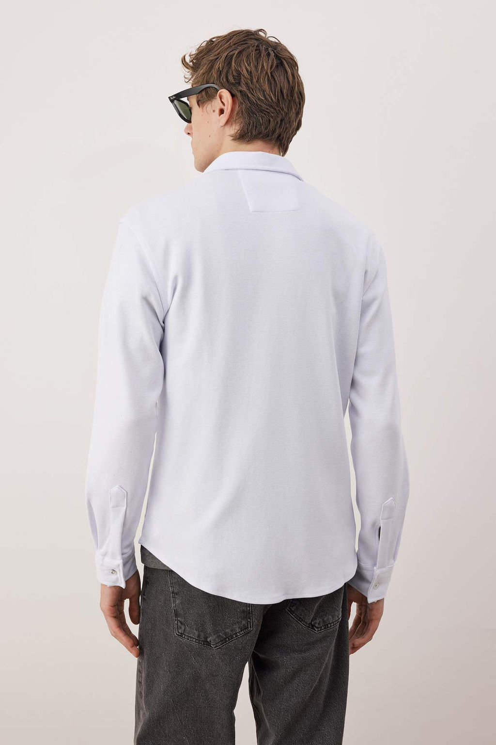 Siyah Regular Erkek Gomlek TMNAW26GO00019 - Trendyolmilla фото 10