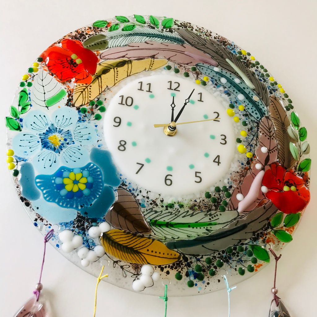 Настенные часы Птичье гнездышко - Стрекоза фото 6