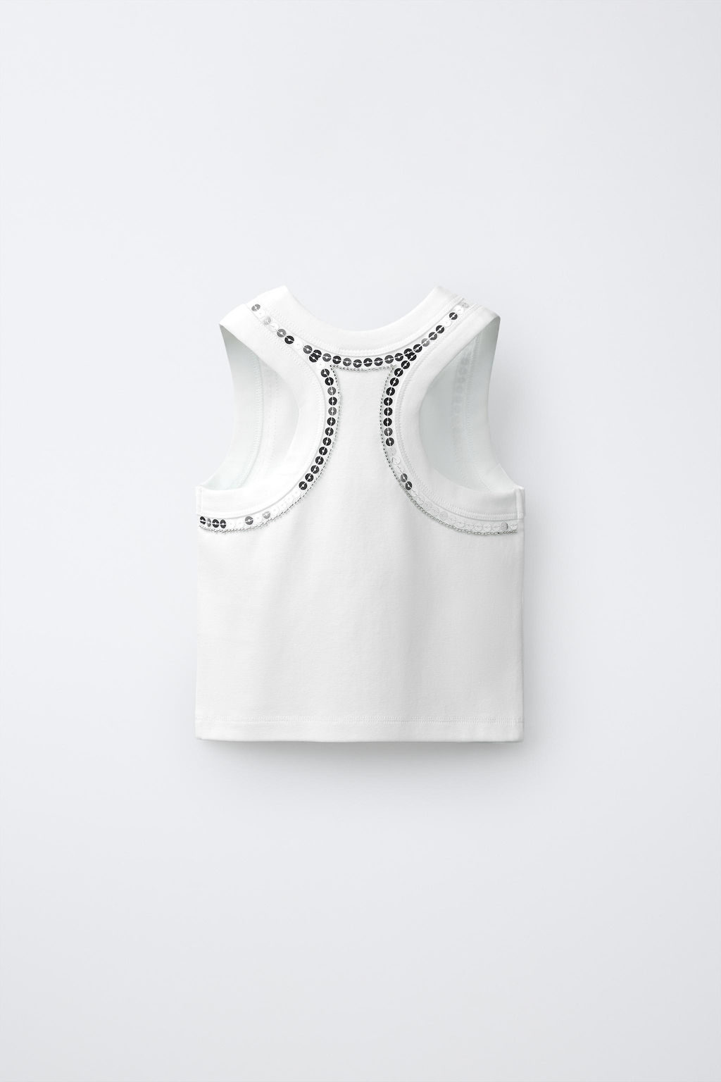 TOP LENTEJUELAS / Blanco - Zara фото 2
