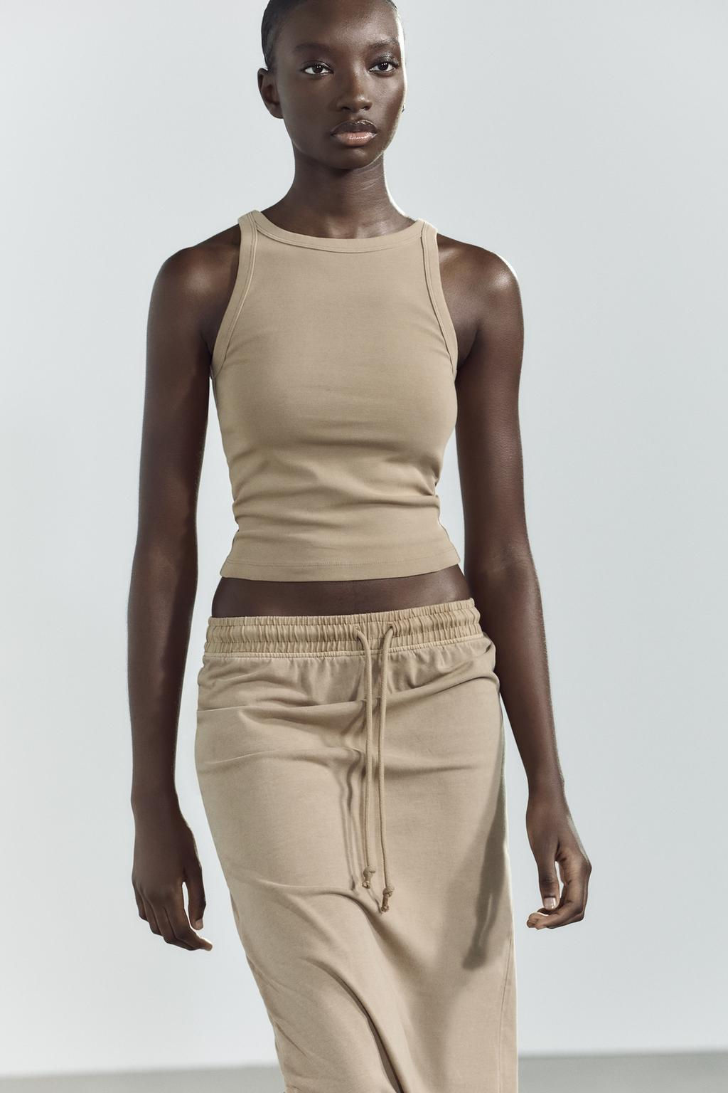FADED-EFFECT HALTER TOP - Zara фото 3