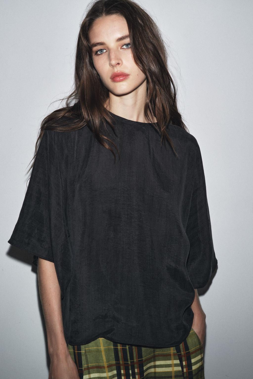 ZW COLLECTION SHORT SLEEVE TOP - Zara фото 2