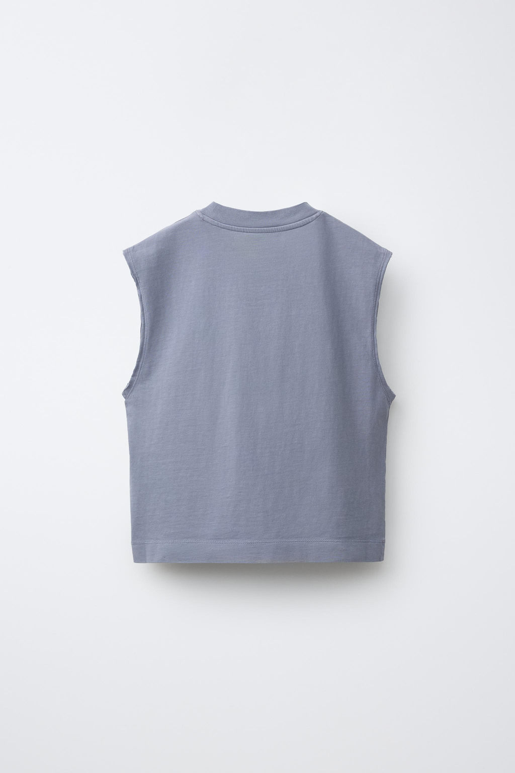 CAMISETA MANGA SISA / Gris - Zara фото 2