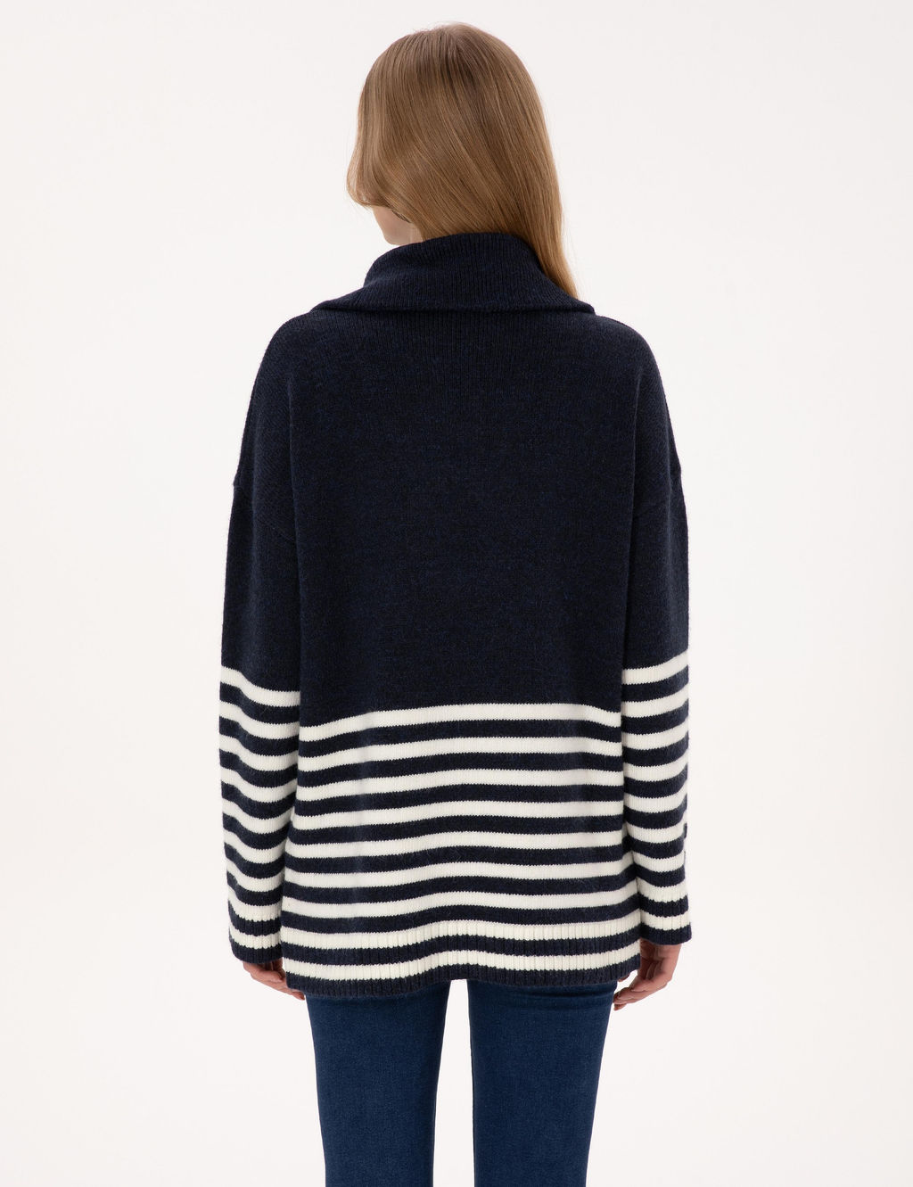 Lacivert Comfort Fit Kazak - Pierre cardin фото 5