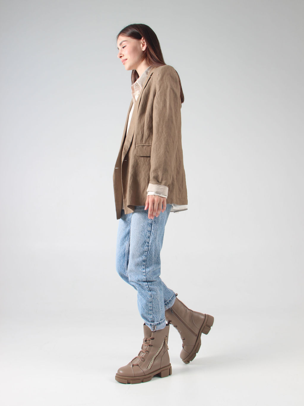 Ботинки 418.21074nut.cocoa flotter/шерсть