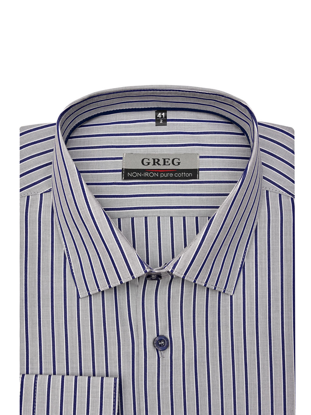 Сорочка мужская длинный рукав GREG 321/211/6122/1p  фото 3