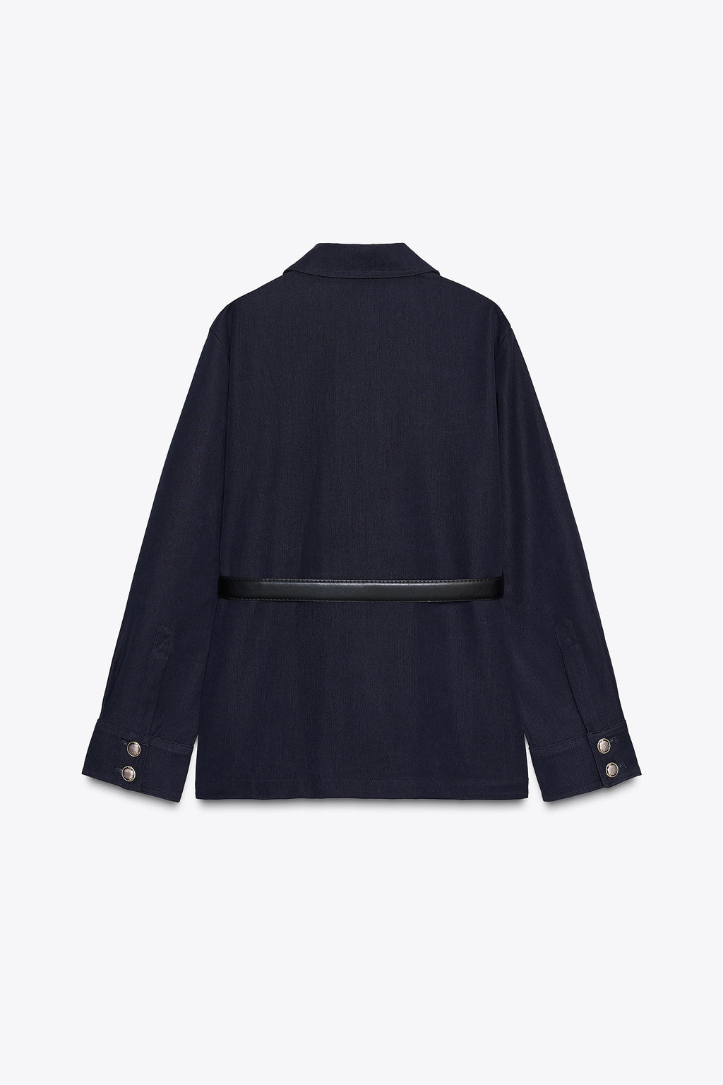 BELTED JACKET WITH PATCH POCKETS - Zara фото 6