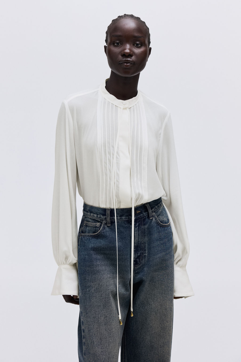 Blusa con jaretas - H&m фото 2