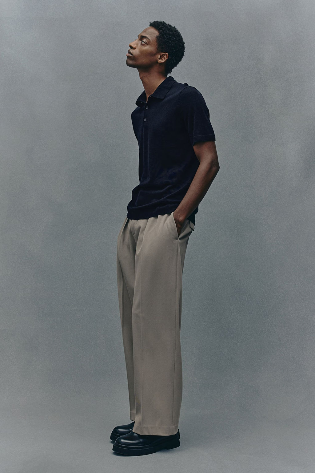 Polo de lana Slim Fit - H&m фото 4