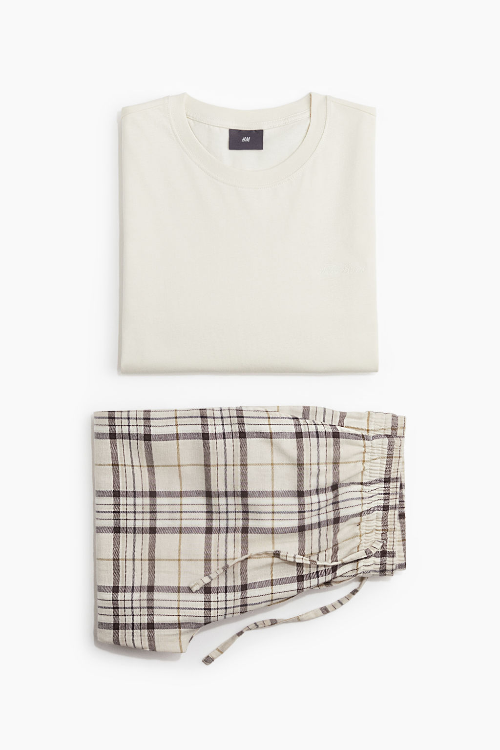 Pijama de dos piezas en algod?n