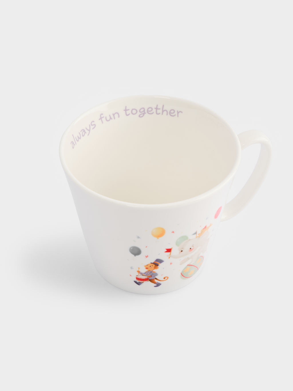 Набор посуды, детский, 1 перс, 3 пр, фарфор N, белый, Животные в цирке, Circus - Anna lafarg фото 10