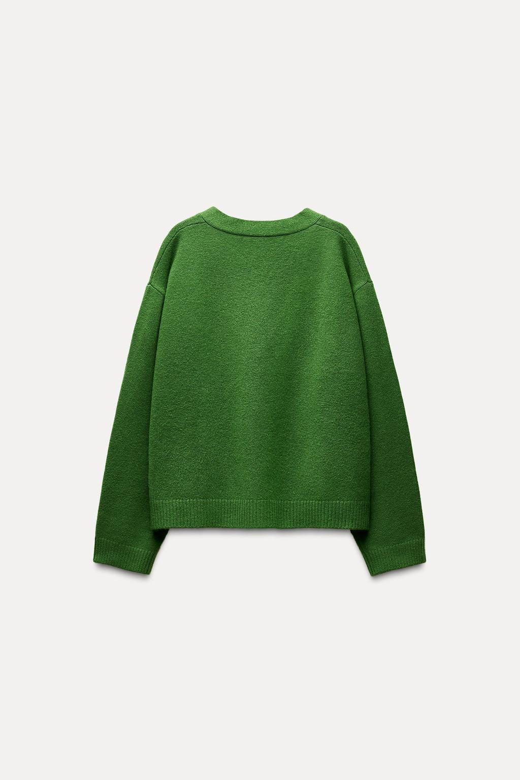 ARGYLE KNIT CARDIGAN - Zara фото 6