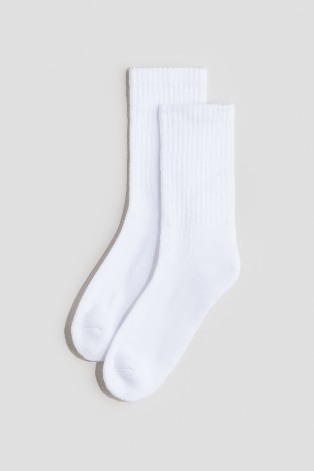 Pack de 5 calcetines acanalados en tejido de rizo - H&m фото 7