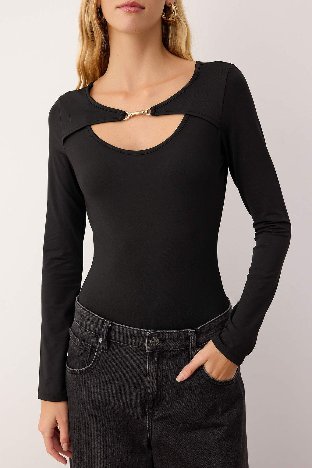 Haki Fitted/Vucuda Oturan Aksesuar Detayl? C?tc?tl? Esnek Orme Body TWOAW26BD00005 - Trendyolmilla фото 7