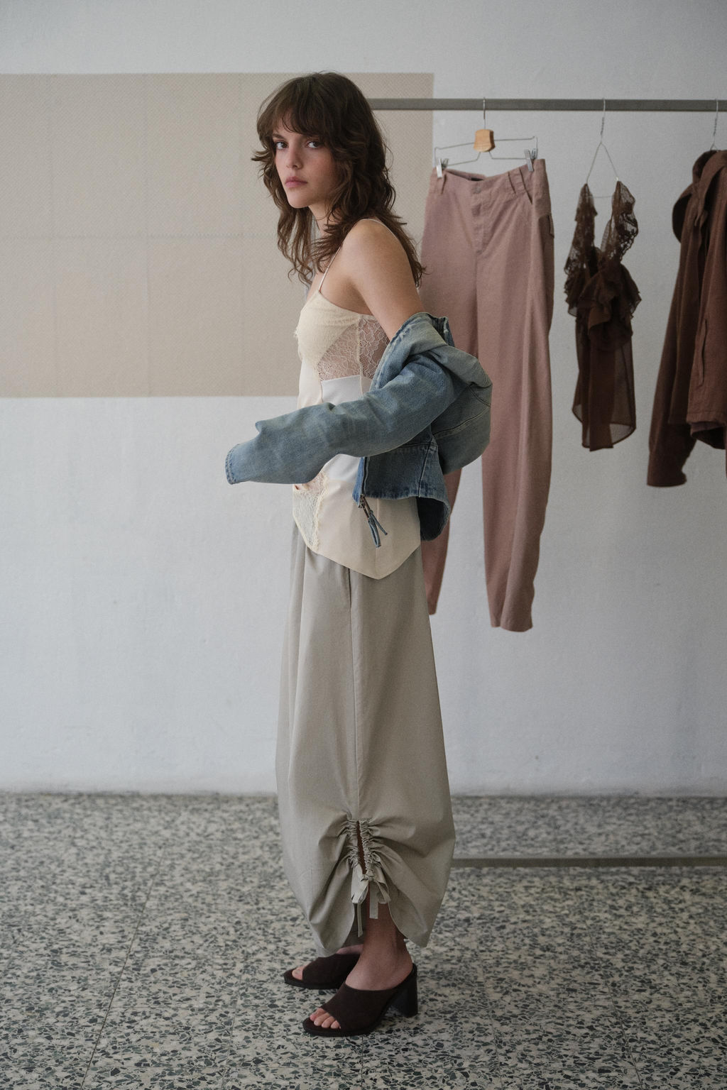 PANTAL?N CULOTTE BAJO AJUSTABLE / Gris?ceo - Zara фото 5