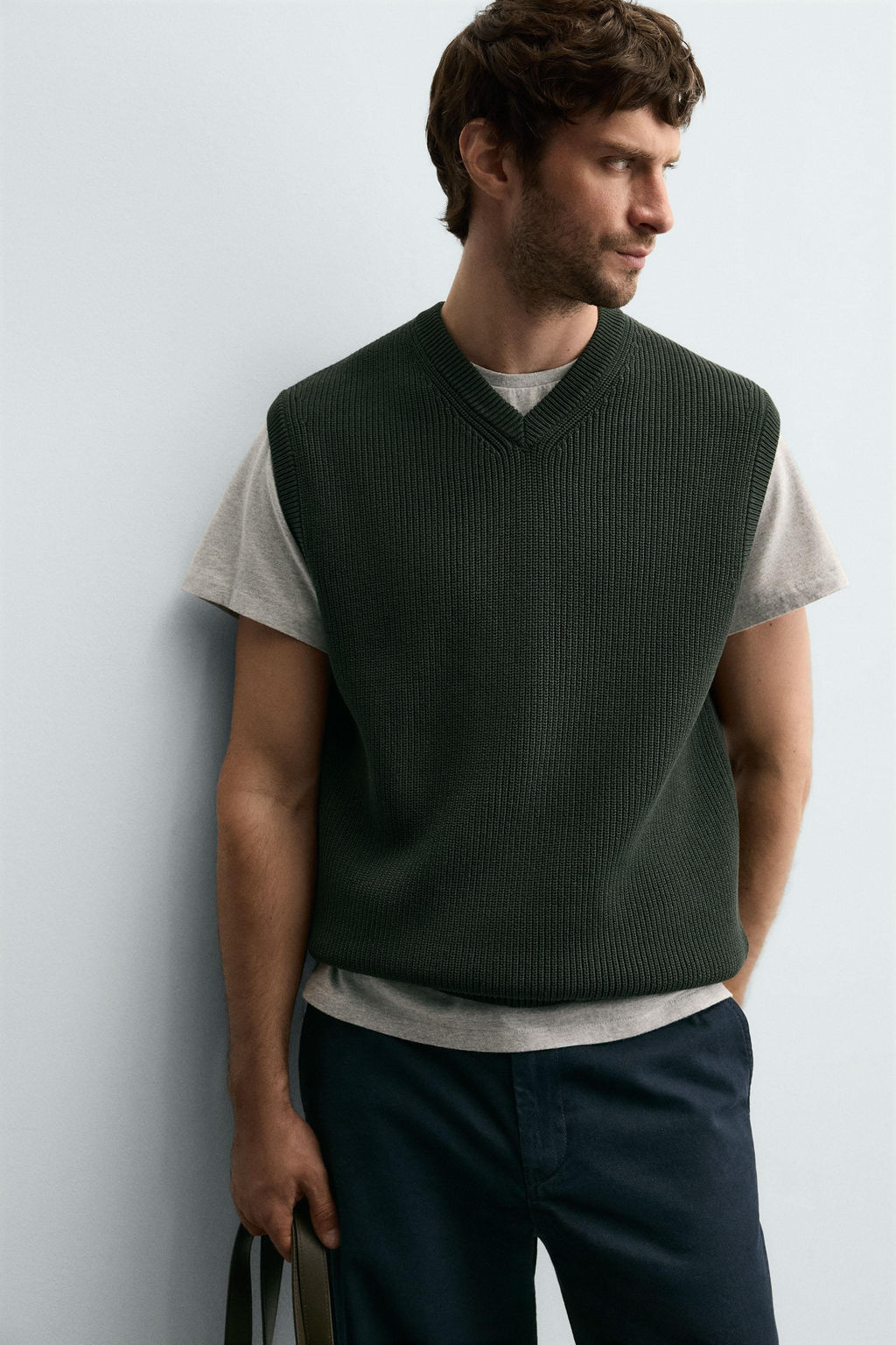 PURL KNIT VEST - Zara фото 5
