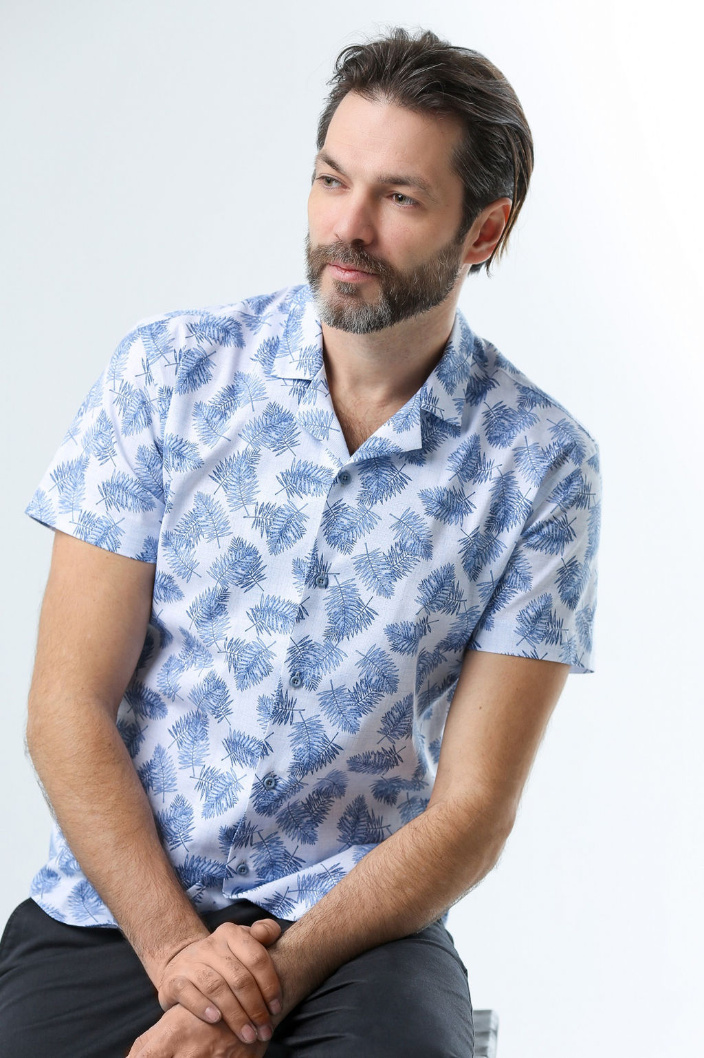 Рубашка 22-06-НТ-01 - Nicolo angi фото 4