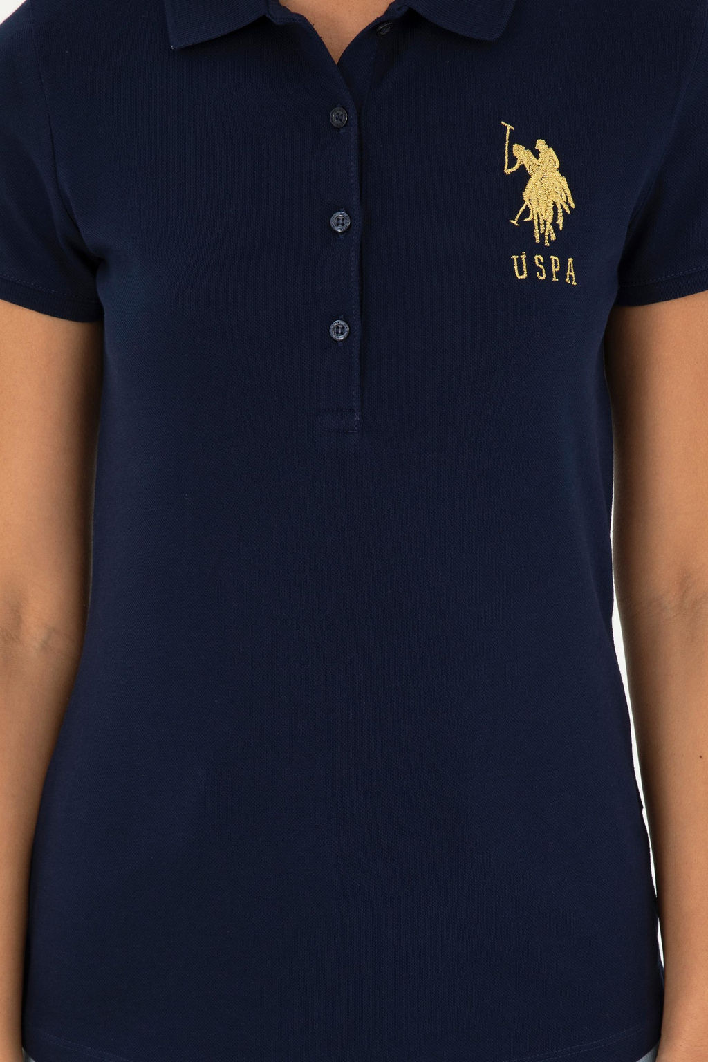 Kad_n Lacivert Basic Polo Yaka Ti__rt Sepette S_rpriz _ndirim - U.s. polo assn фото 6