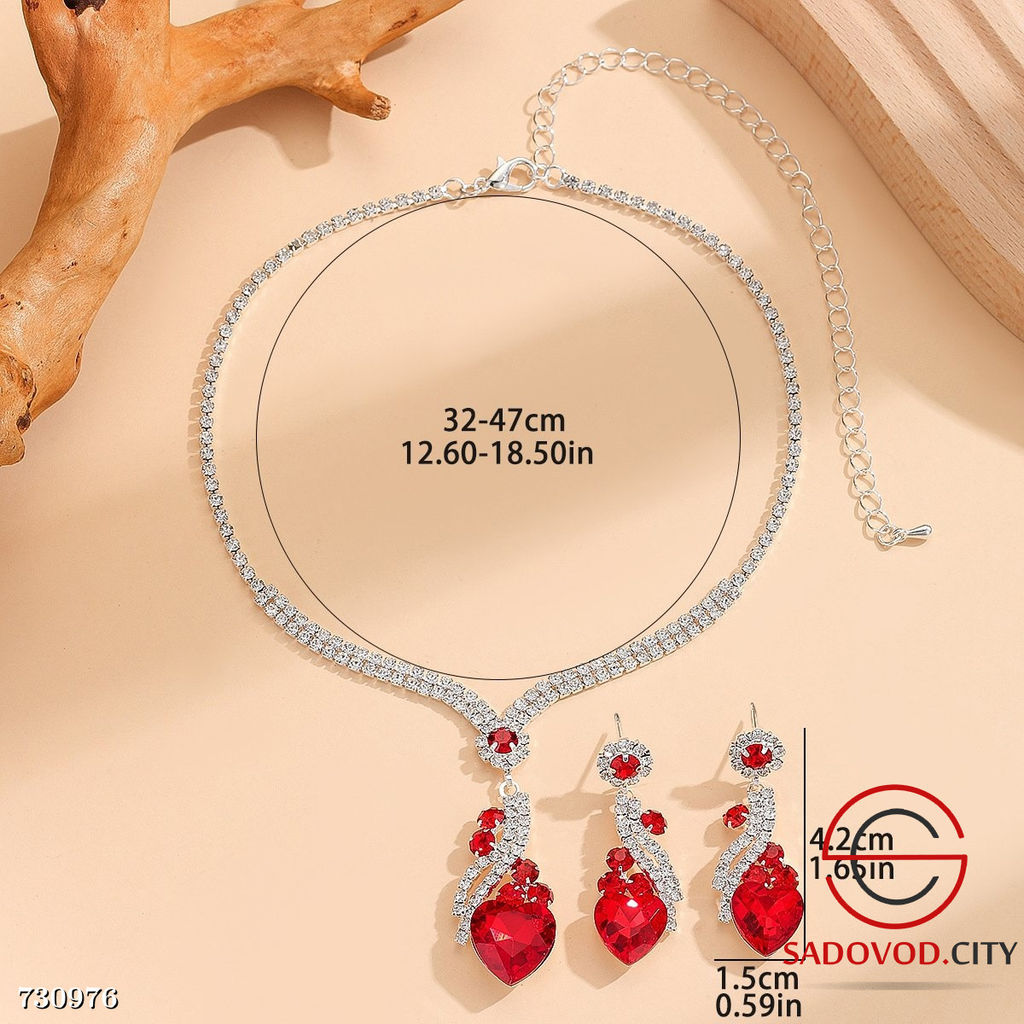 Женский набор бижутерии из страз - Bruno фото 8