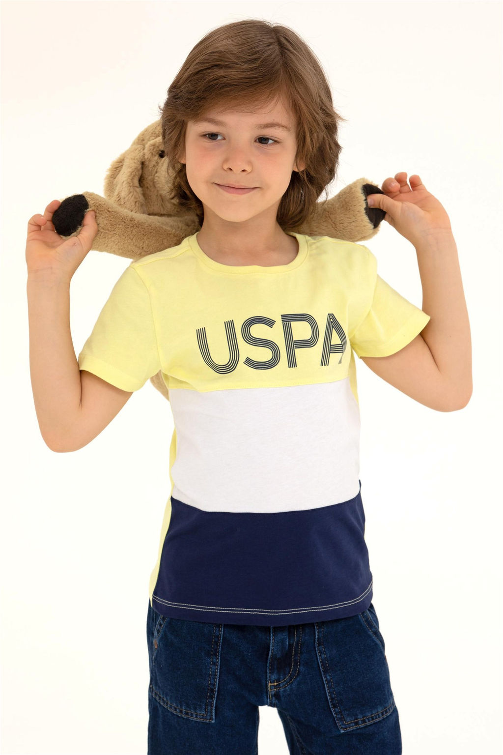 U. S. Polo Assn Детская светло-желтая футболка с круглым вырезом - U.s. polo assn фото 8