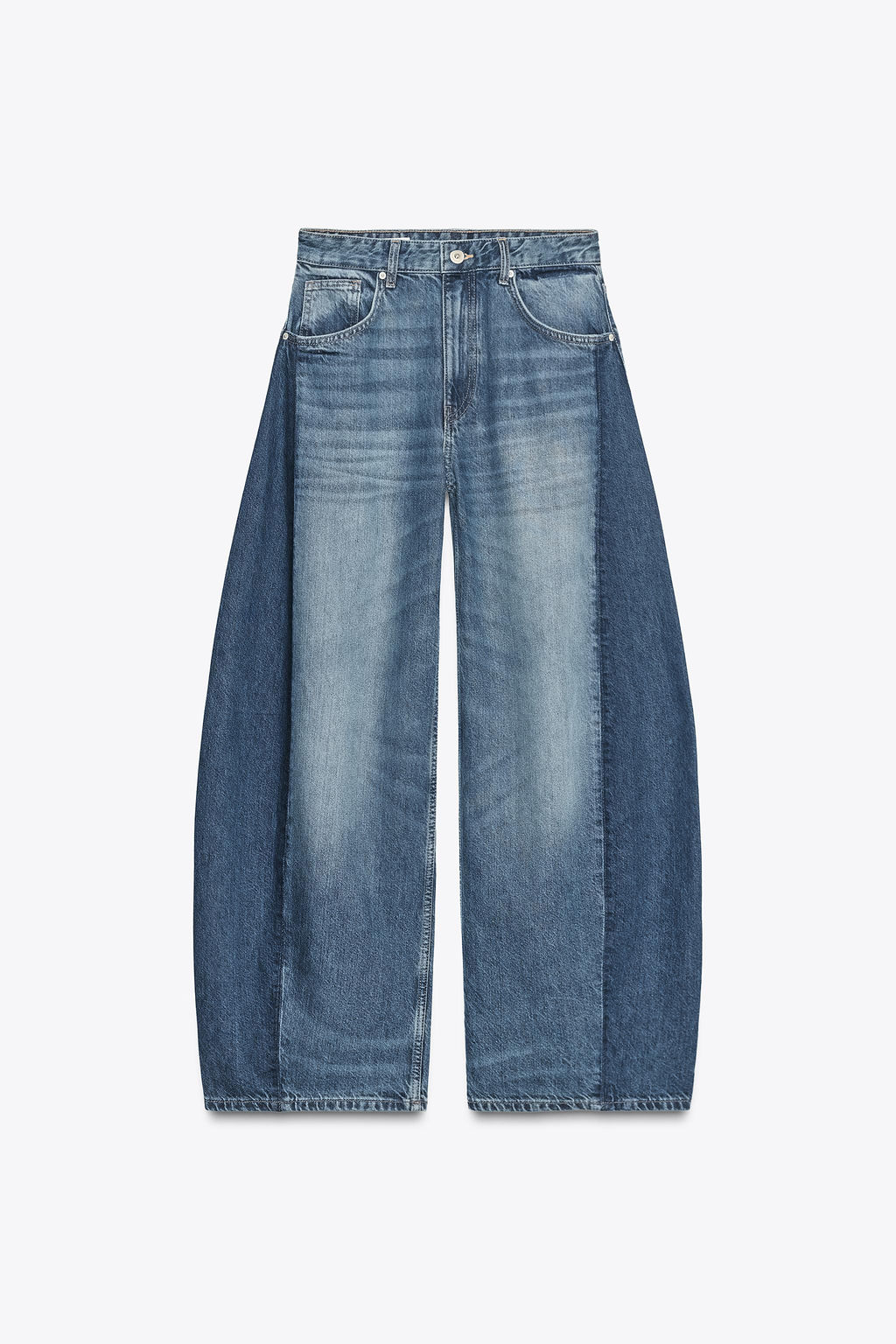 HIGH-WAIST OVERSIZE BALLOON JEANS - Zara фото 7