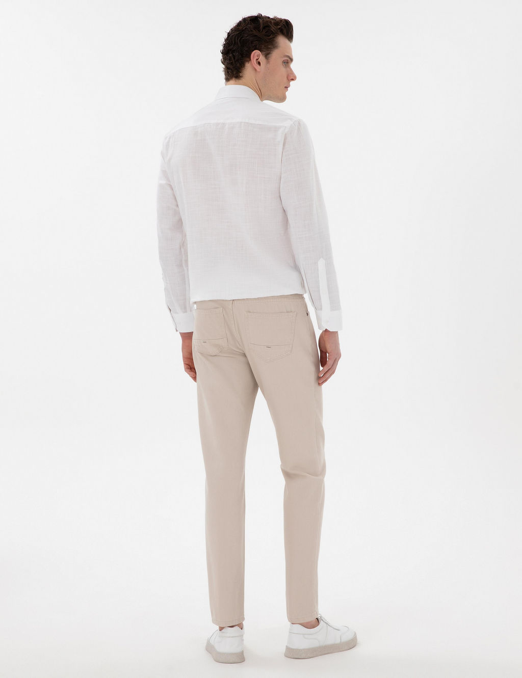 Bej Slim Fit Jean Pantolon - Pierre cardin фото 4