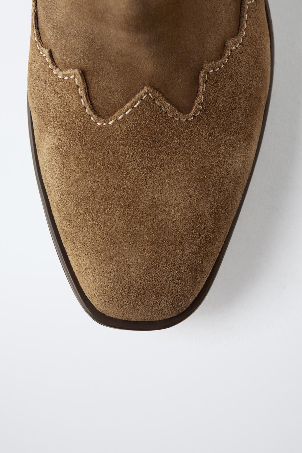 SPLIT SUEDE COWBOY BOOTS, CHARACTERISTICS - Zara фото 6