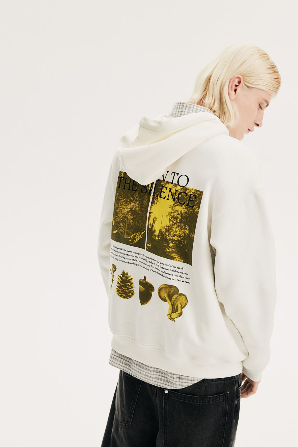 Sudadera con capucha y estampado Loose Fit - H&m фото 3