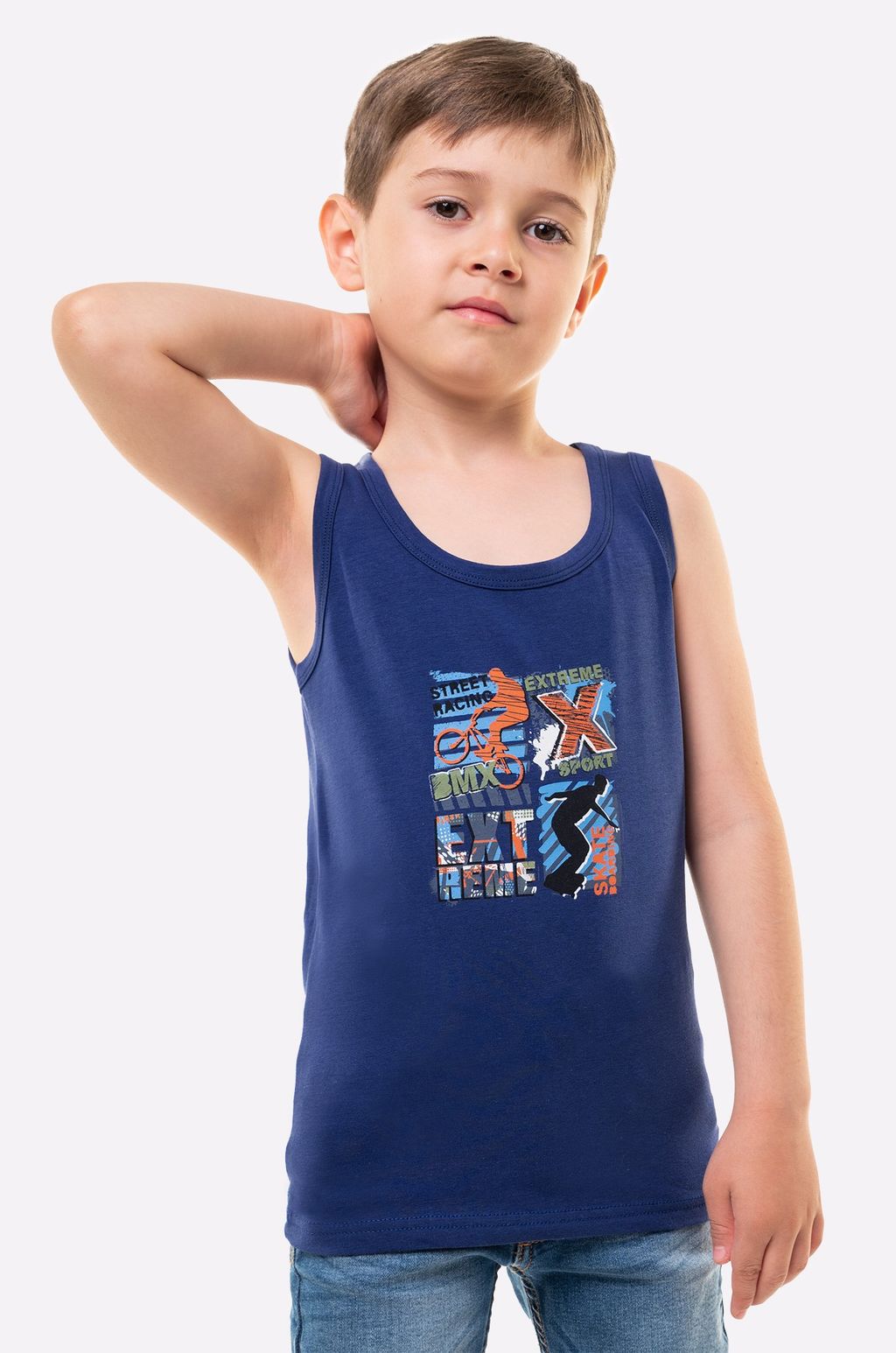 Майка для мальчика 3шт. Happy Fox  фото 3