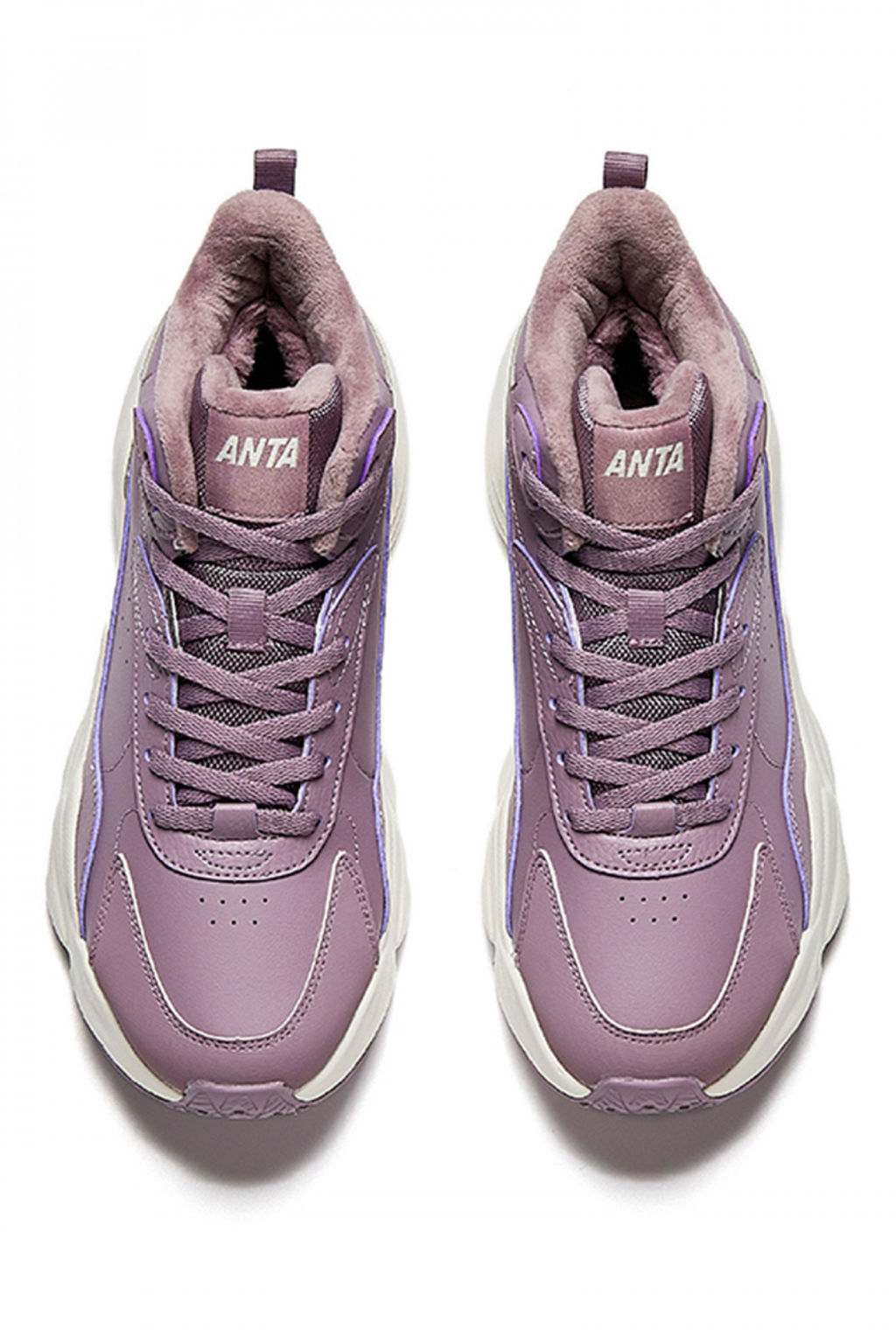 Кроссовки повседневные утепленные Фиолетовый