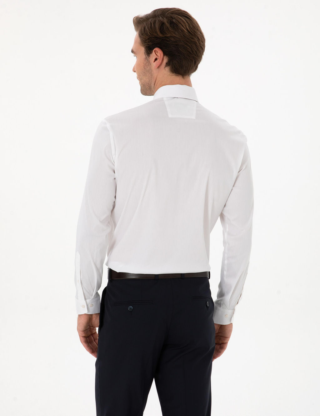 Beyaz Slim Fit Pamuk Kar___ml_ G_mlek - Cacharel фото 5