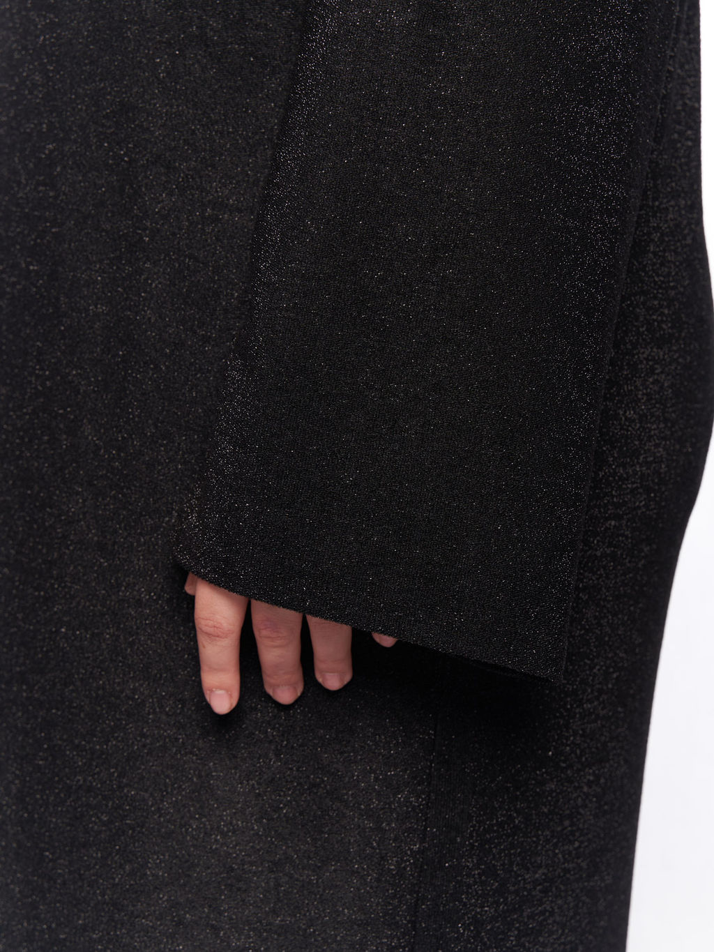 Черное платье с люрексом PP51727BLK01 - Артесса фото 5