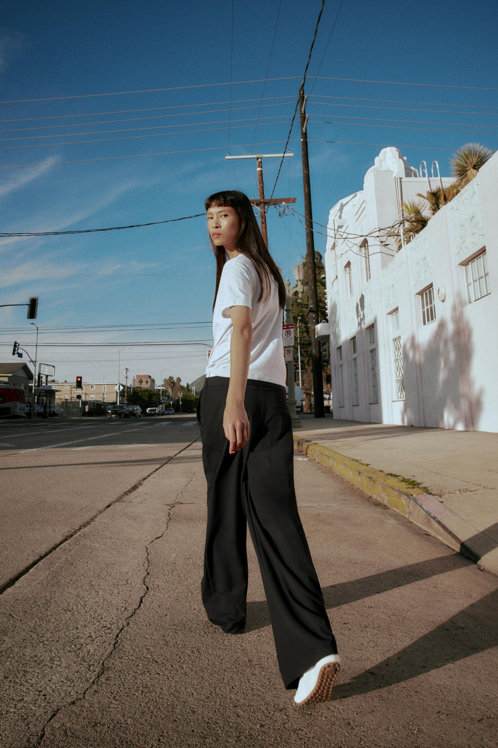 WIDE-LEG TROUSERS WITH DOUBLE WAISTBAND - Zara фото 15