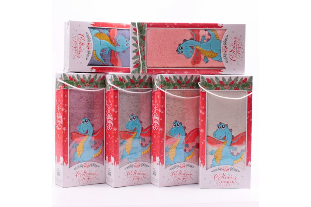 Набор полотенце микрофибра Драко D-X-M-603 в коробке Б