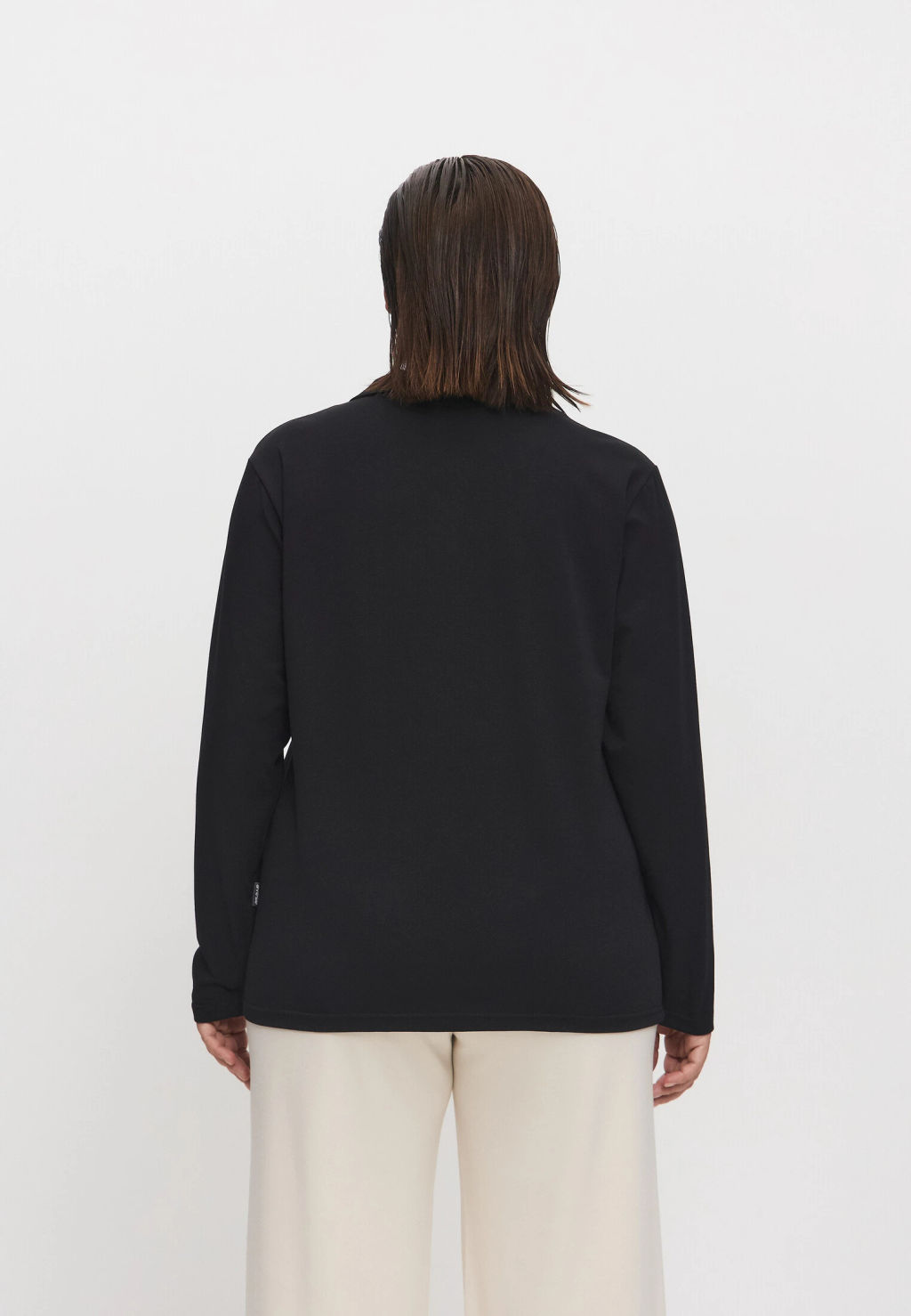 Лонгслив-поло 26204-536 черный