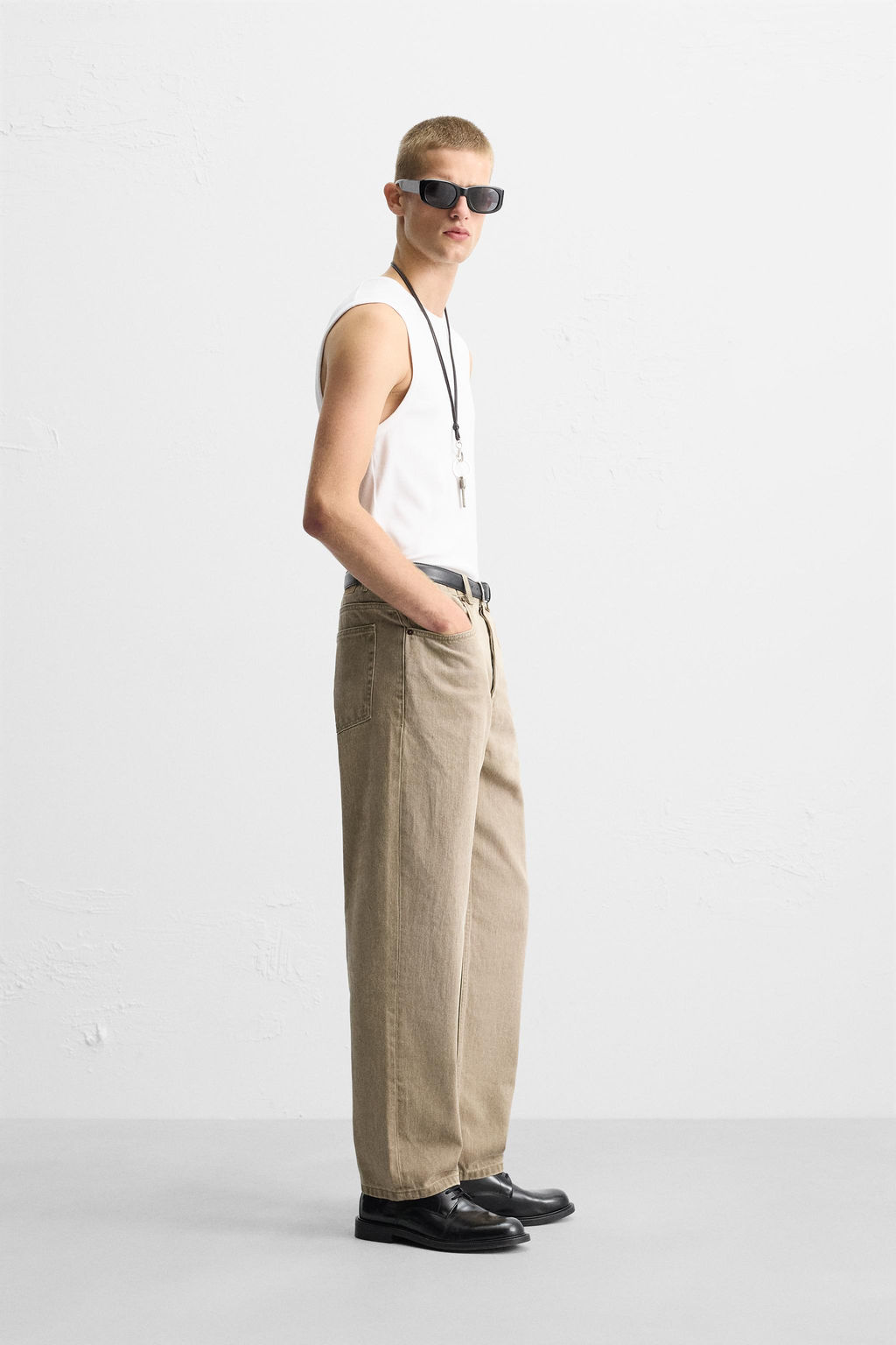 RIBBED TANK T-SHIRT - Zara фото 4