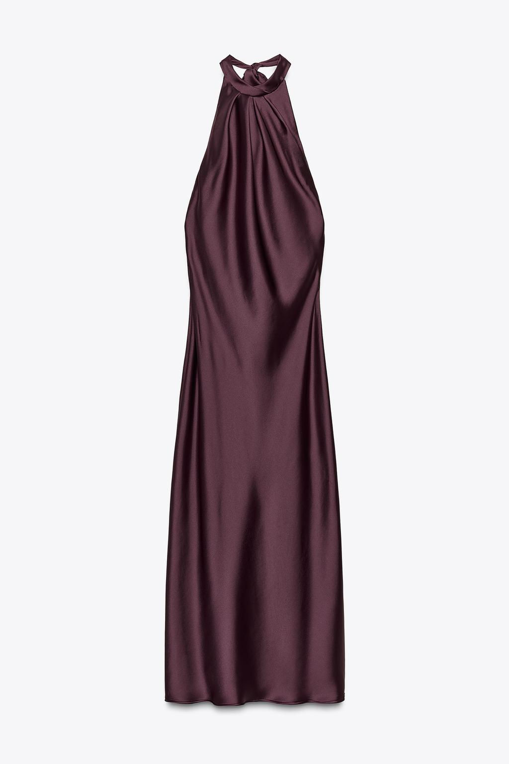 HALTER MIDI DRESS - Zara фото 7