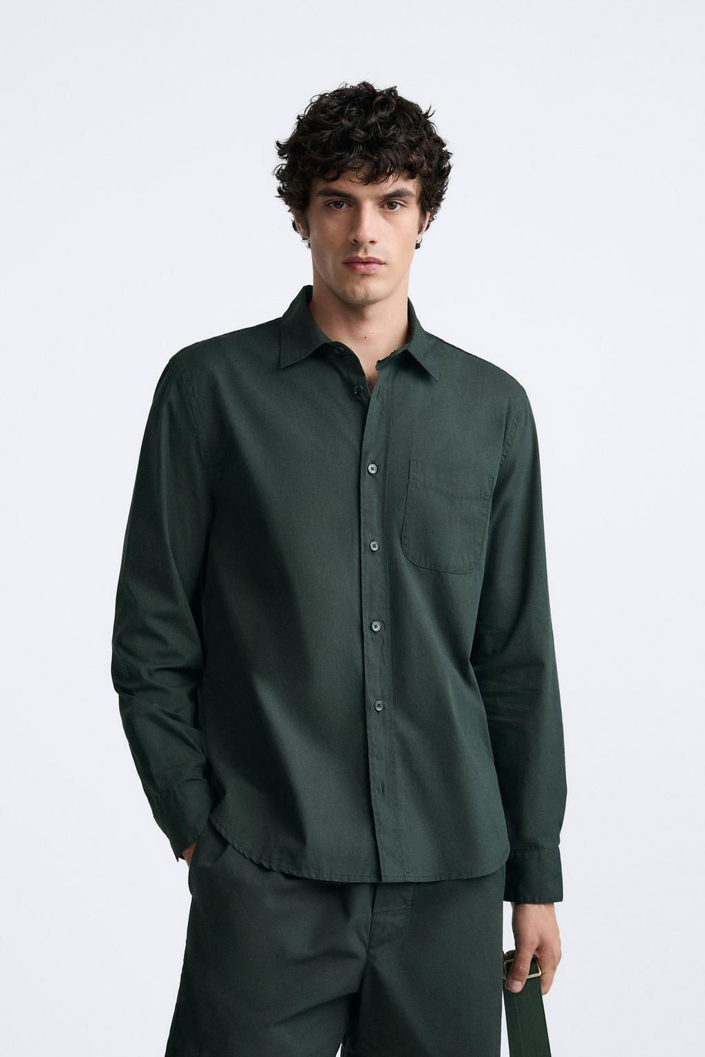 SOLUK EFEKTLI POPLIN GOMLEK - Zara фото 2