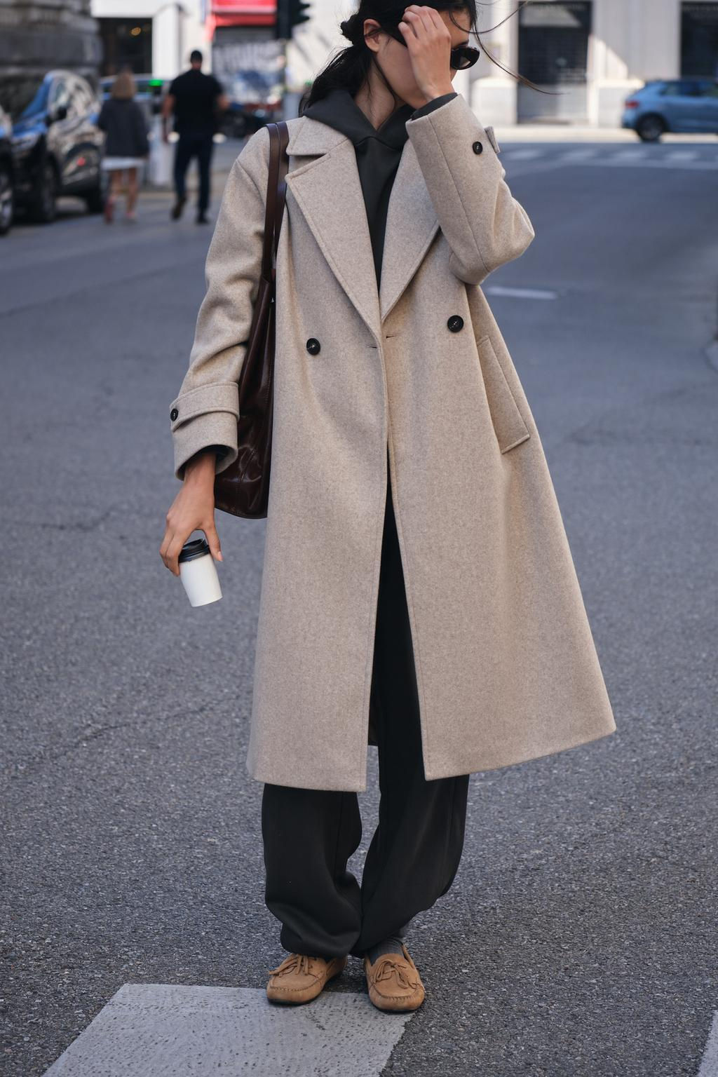 SOFT OVERSIZE COAT - Zara фото 5