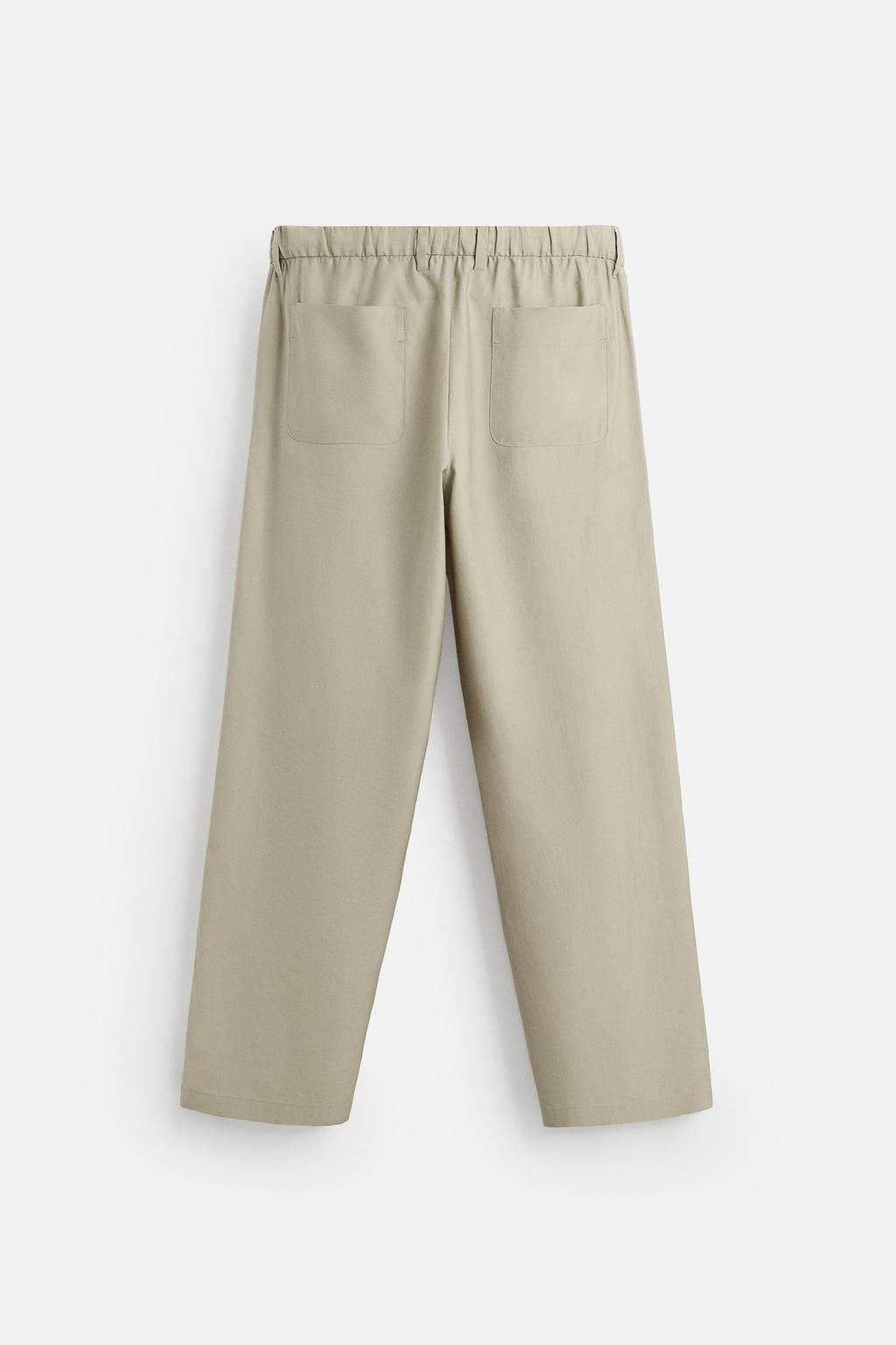 RELAXED FIT FLOWING TROUSERS - Zara фото 18