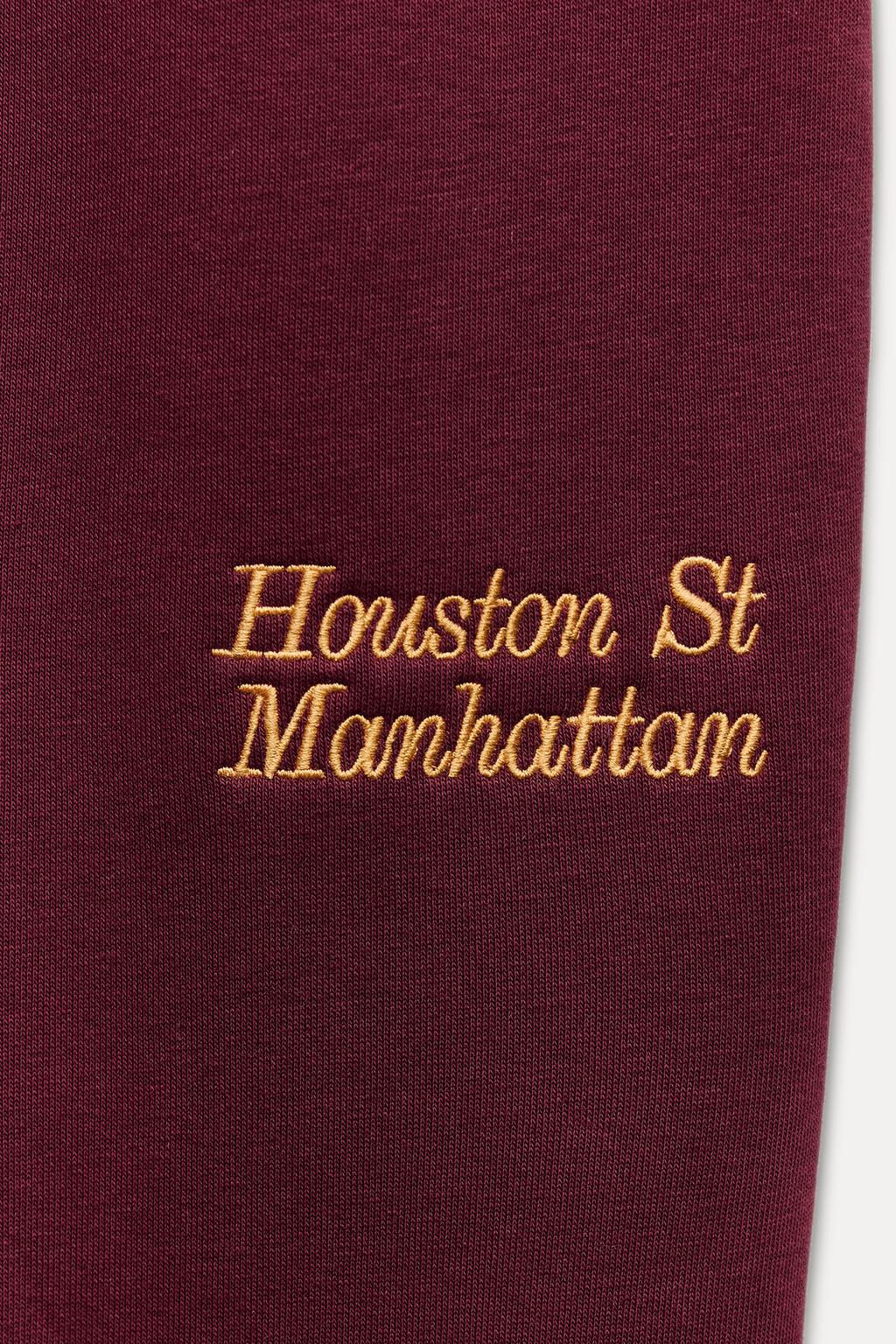 EMBROIDERED VARSITY TROUSERS - Zara фото 8