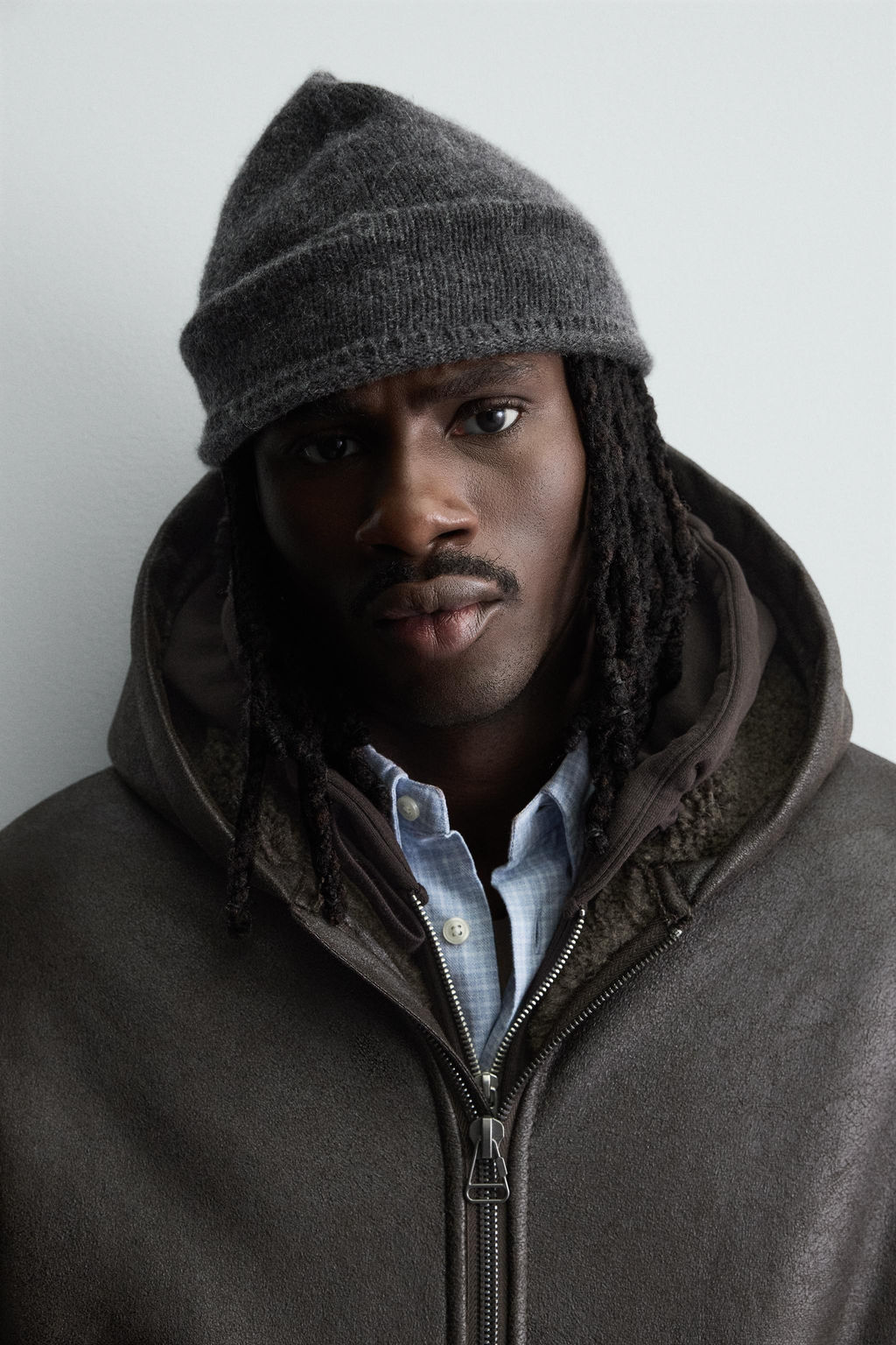 DOUBLE-FACED LEATHER EFFECT JACKET - Zara фото 8